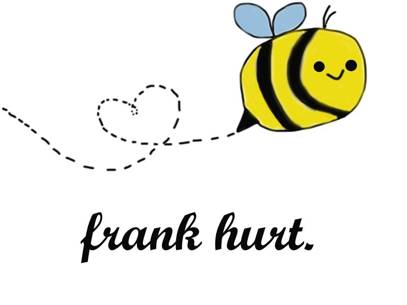 A bee flying with a heart drawn on it  AI-generated content may be incorrect.