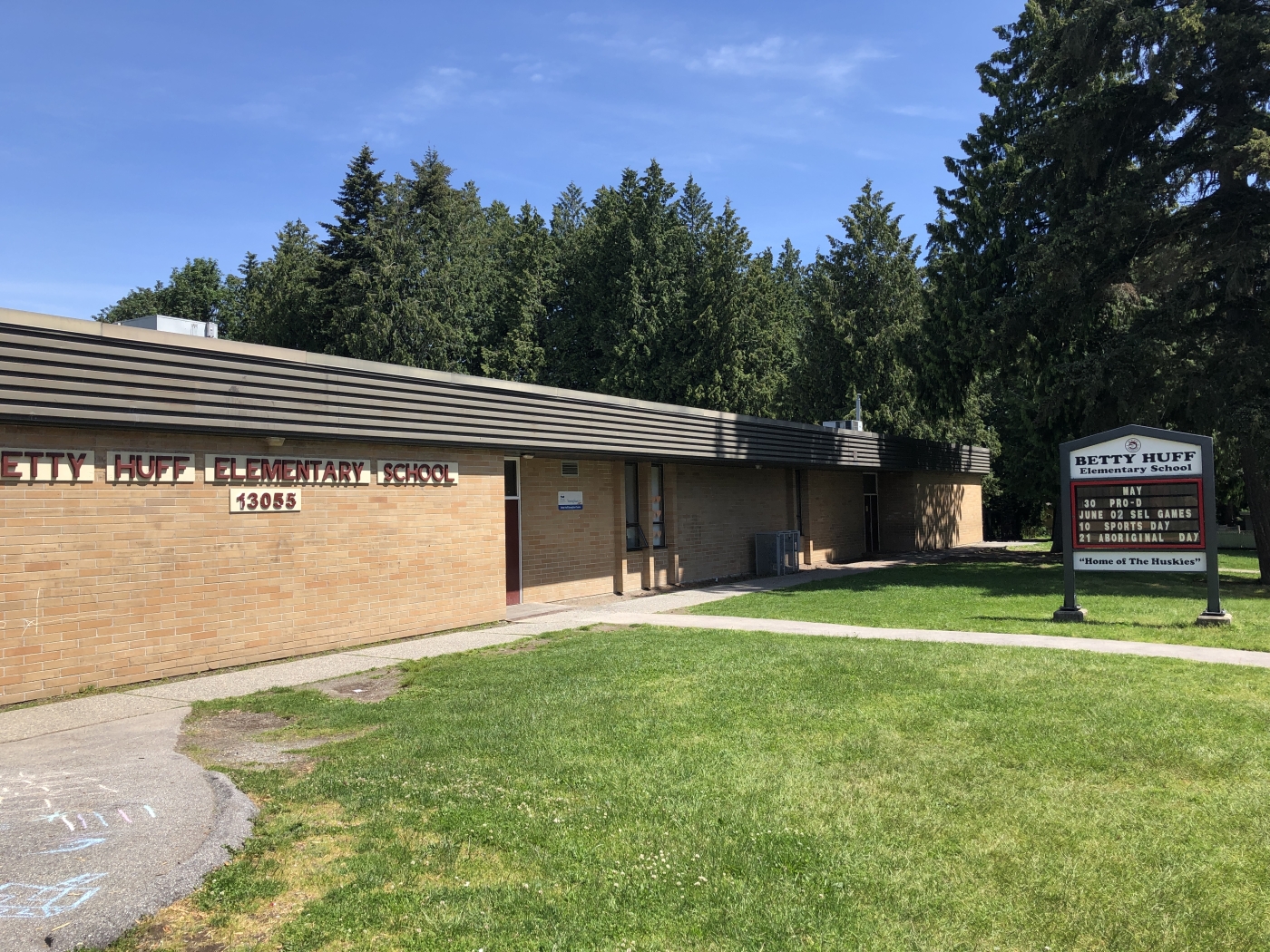 Address and street view of Betty Huff Elementary